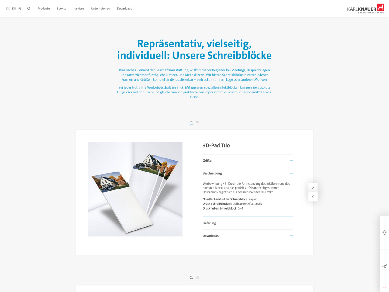 Produktseite