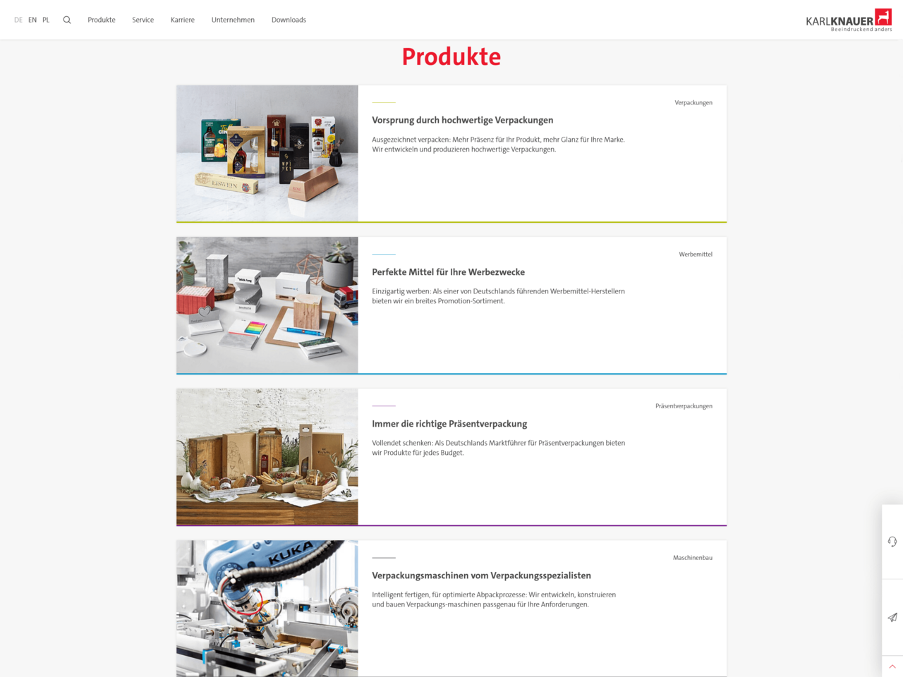 Produktübersicht