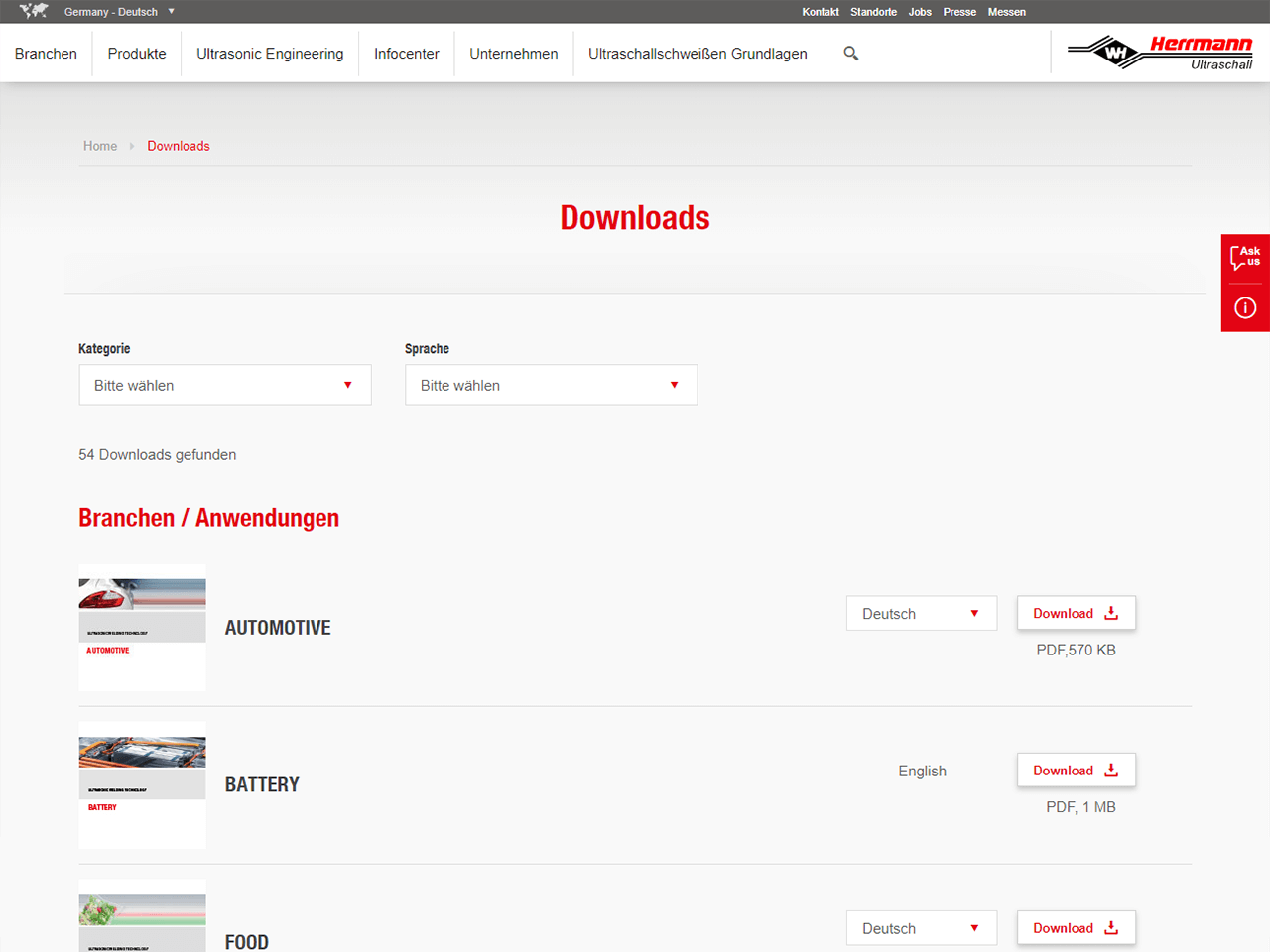 Downloadbereich