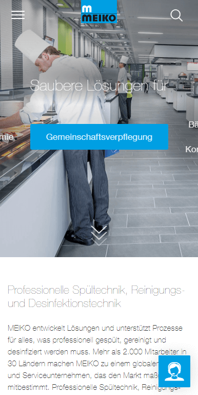 Mobile Startseite