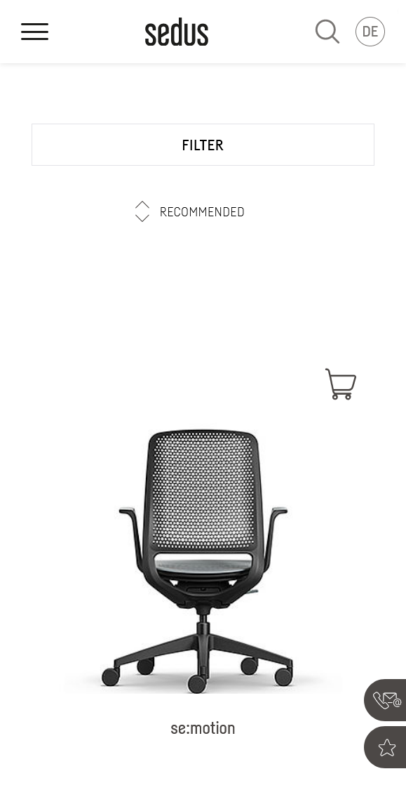Mobile Produktübersicht