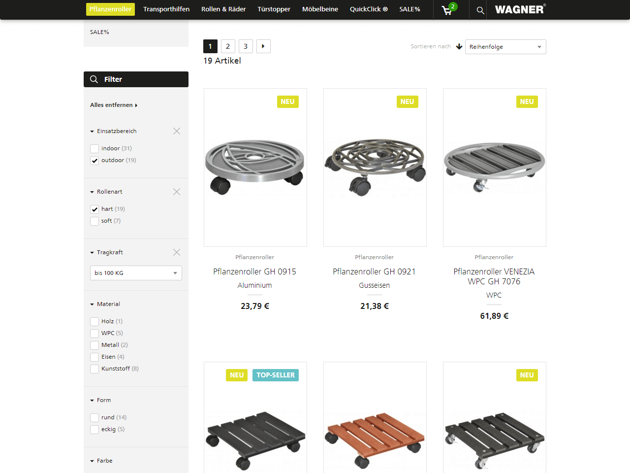 Produktfilter